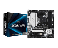 ASROCK Płyta główna B550M Pro4 AM4 4DDR4 HDMI/DP/D-SUB M.2 mATX B550M PRO4 - 569387 - zdjęcie 1